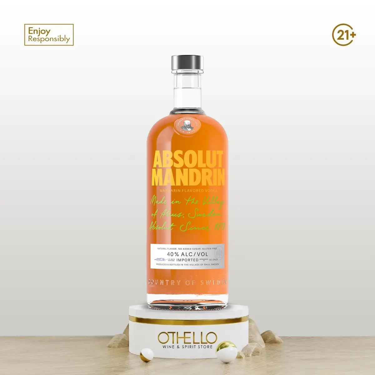 Absolute Vodka Mandrin 750ml
